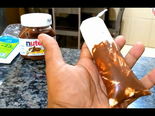 Geladinho Gourmet de Nutella com Leite Ninho