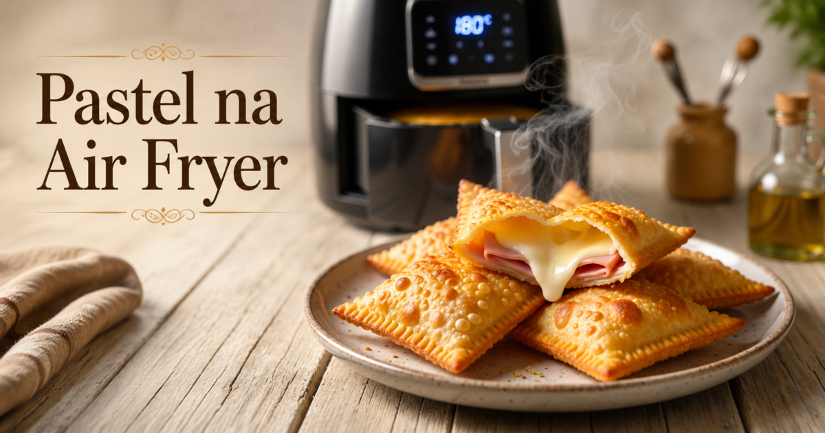 Pastel na Air Fryer: receita fácil, crocante e sem fritura