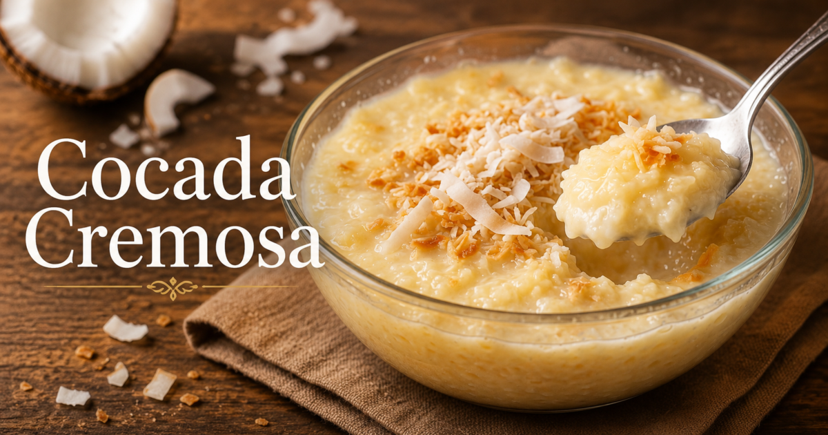 Cocada Cremosa Fácil: sobremesa simples, rápida e deliciosa
