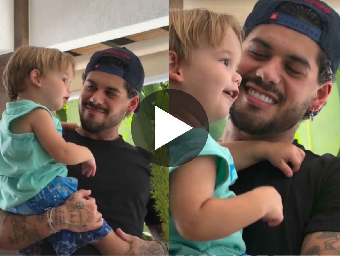 VIDEO: Zé Felipe é denunciado a órgãos de proteção após vídeo com o filho caçula